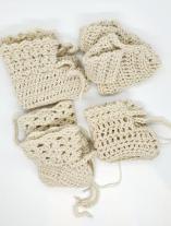 Cream bay booties